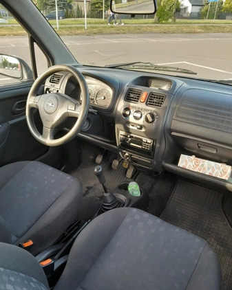 Opel Agila cena 4800 przebieg: 139400, rok produkcji 2004 z Łódź małe 56